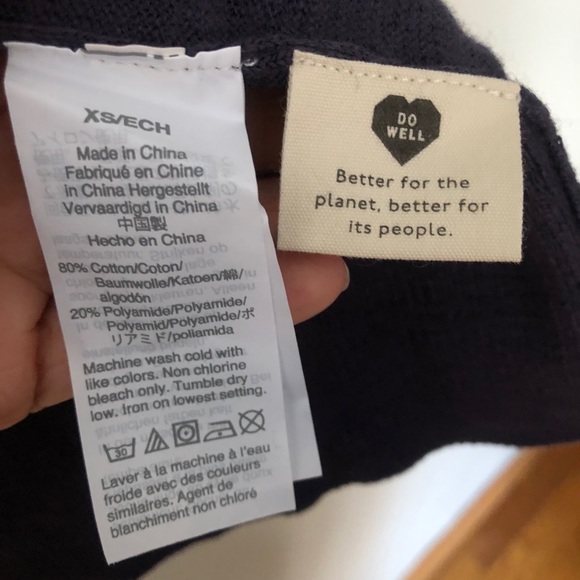 Madewell Front Pocketed Slub Cardigan XS - Picture 6 of 8